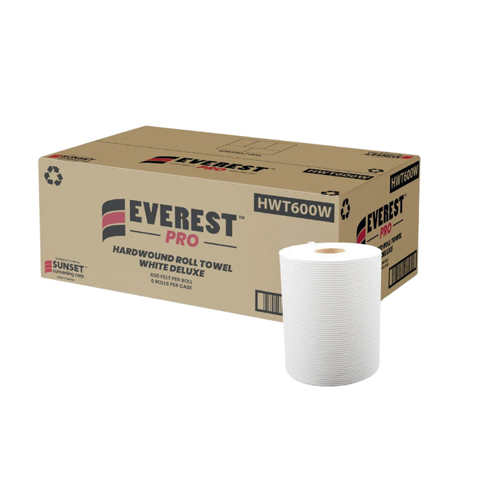Hand Towel Rolls - 600', White - HWT600W - Eagle Global Solution