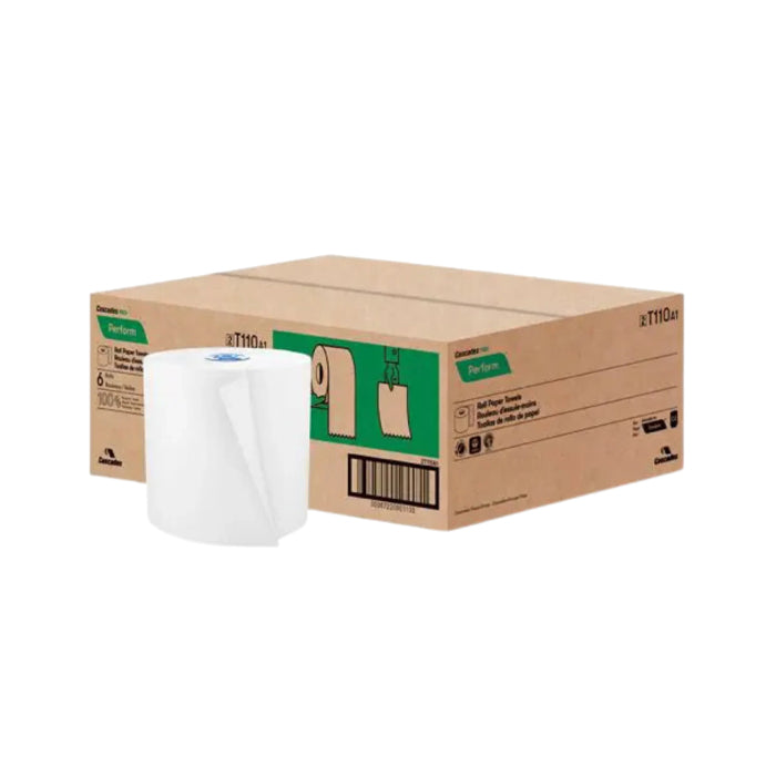 Hand Towel Rolls - 7.5" x 775', White - T110 - Eagle Global Solution
