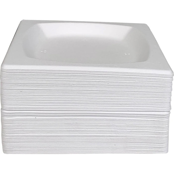 Eco-Craze - 6" Square Plate - Biodegradable - Eagle Global Solution
