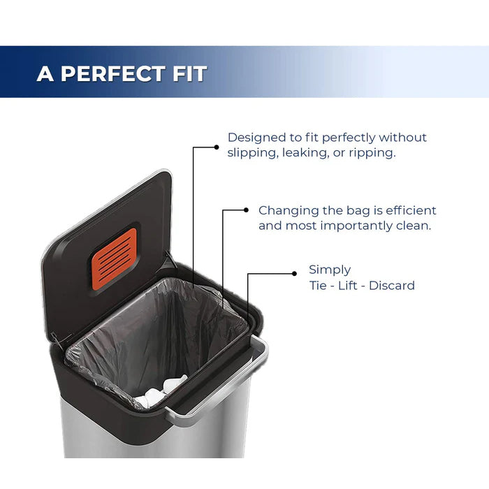 Spartano - Garbage Bags - Ex-Strong - Black - 26"x36" - Eagle Global Solution