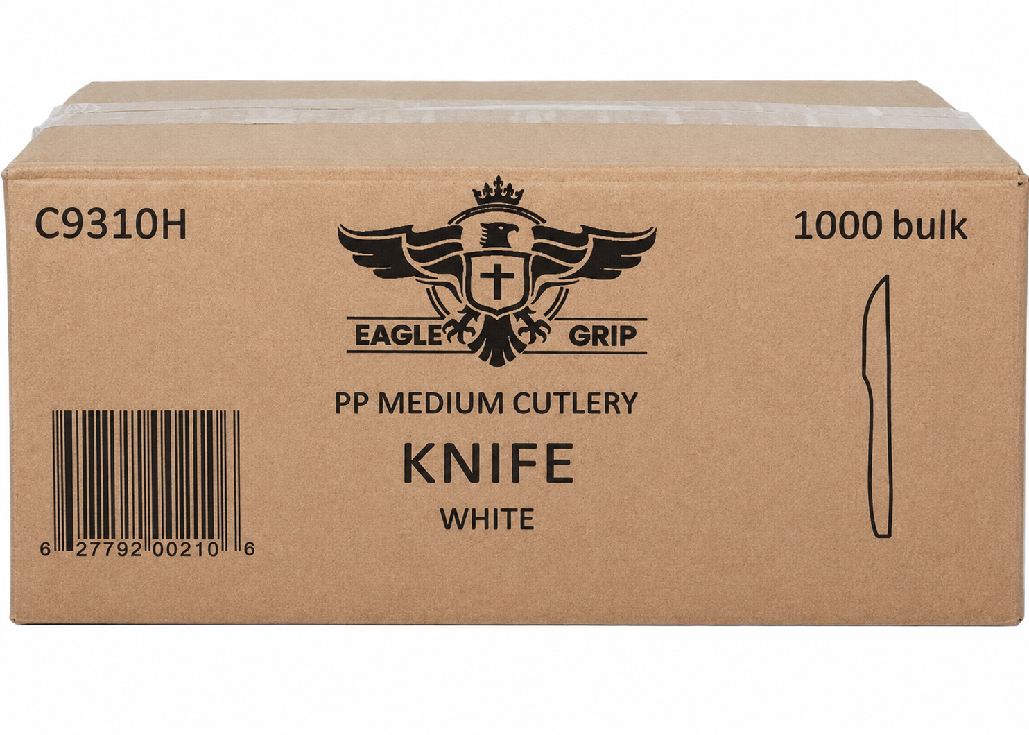 Eagle Grip - Scipio - Knife - Medium - White - P1002
