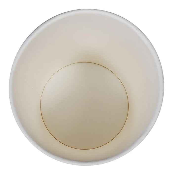 Morning Dew - 10 oz Squat Hot Paper Cup - White - H10SW