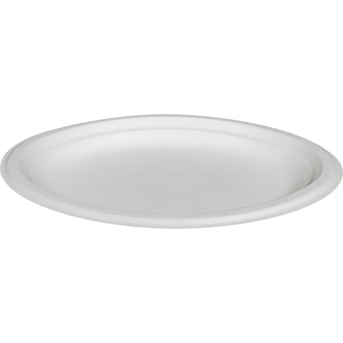 Eco-Craze - 10" Oval Bagasse Plate - Retail Pack - Eagle Global Solution