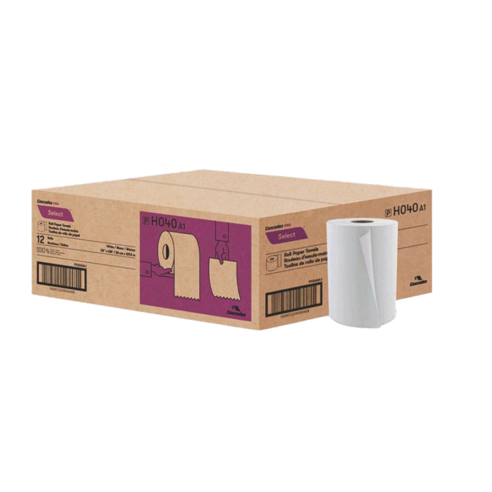 Hand Towel Rolls - 8" x 425', White - H040 - Eagle Global Solution