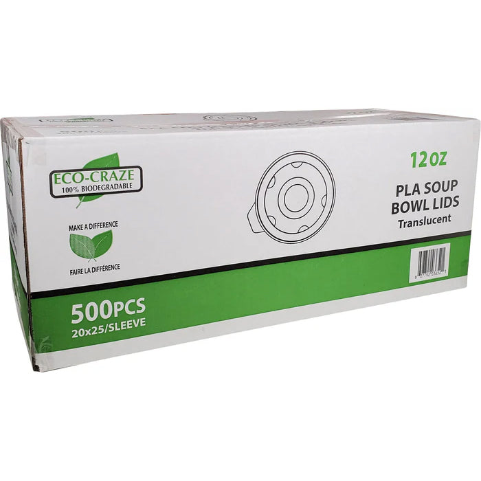 Eco-Craze - PLA 12-32oz Soup Paper Cup Lid - Eagle Global Solution