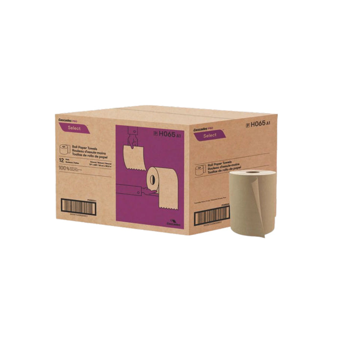 Hand Towel Rolls - 8" x 600', Kraft - H065 - Eagle Global Solution