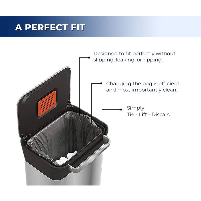 Spartano - Garbage Bags - Ex-Strong - Black - 30"x38" - Eagle Global Solution