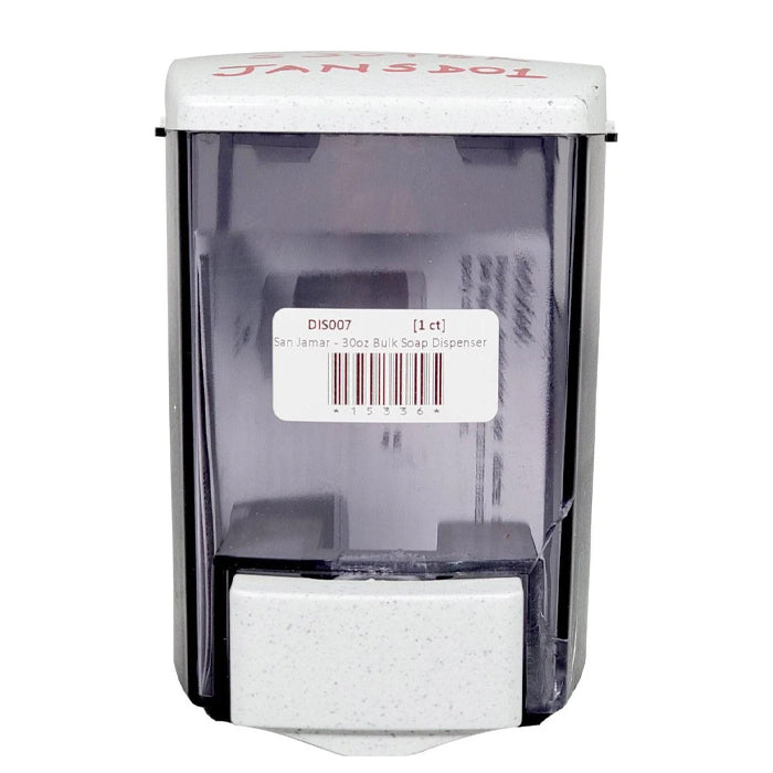 San Jamar - 30oz Bulk Soap Dispenser - SN30TBK