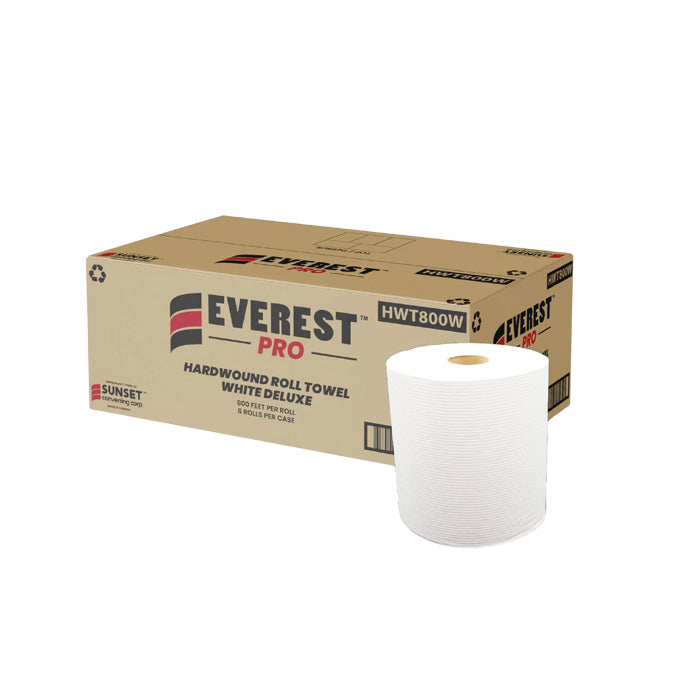 Hand Towel Rolls - 800', White - HWT800W - Eagle Global Solution