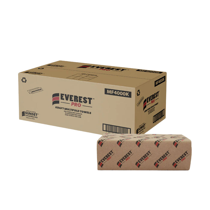 Hand Towel Sheets - Multifold, Kraft - MF4000K - Eagle Global Solution