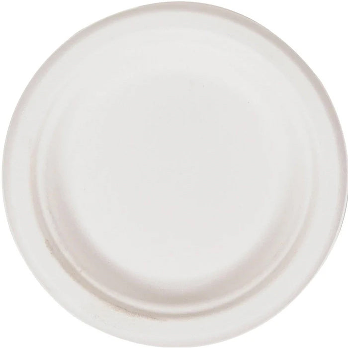 Eco-Craze - 6" Round Bagasse Plate - Retail Pack - Eagle Global Solution