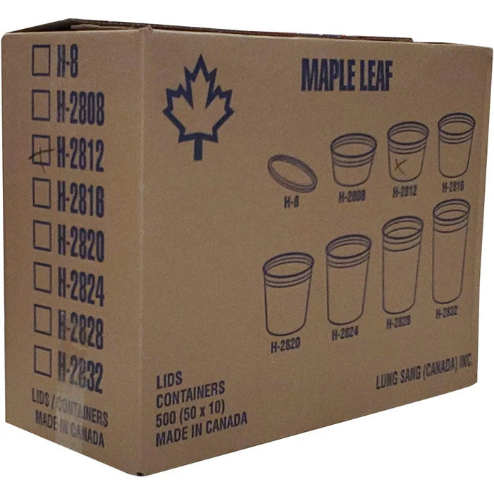Maple - H2816 - Heavy Duty Deli Container - 16oz - Eagle Global Solution