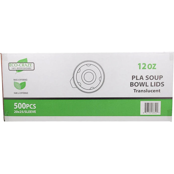Eco-Craze - PLA 12-32oz Soup Paper Cup Lid - Eagle Global Solution