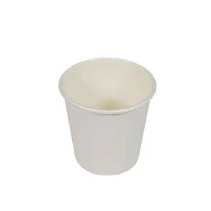 Morning Dew - 4 oz Hot Paper Cups - White - H4W