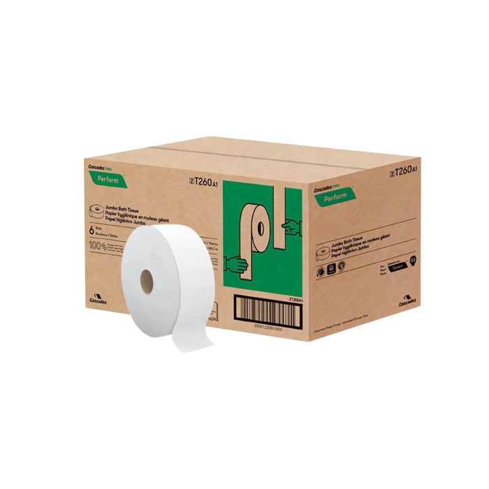 Jumbo Roll Bathroom Tissue - 3.5"x 1400', 2 Ply - T260 - Eagle Global Solution