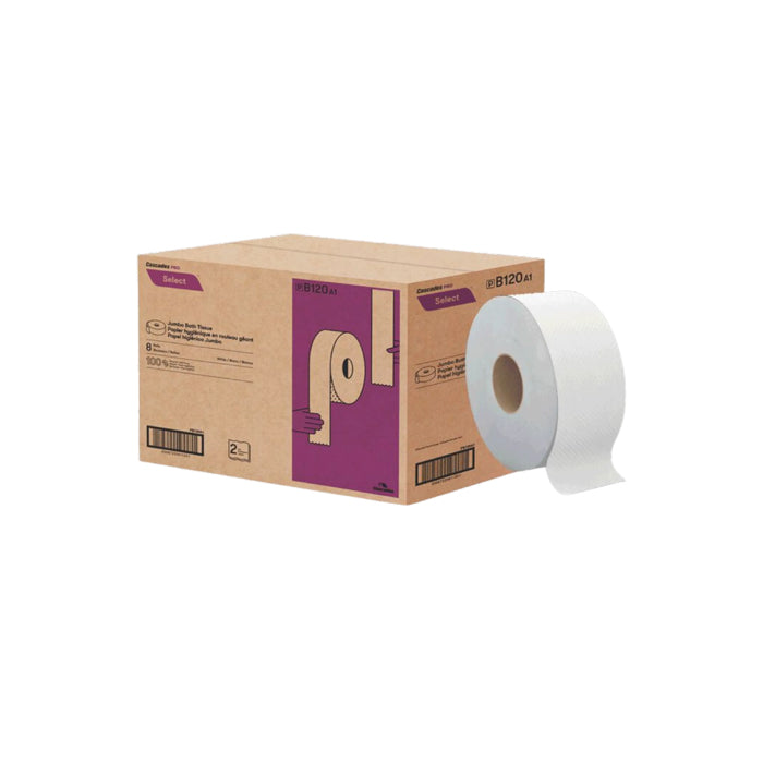 Jumbo Toilet Paper - B120 - 3.3" x 900', 2 Ply - Eagle Global Solution