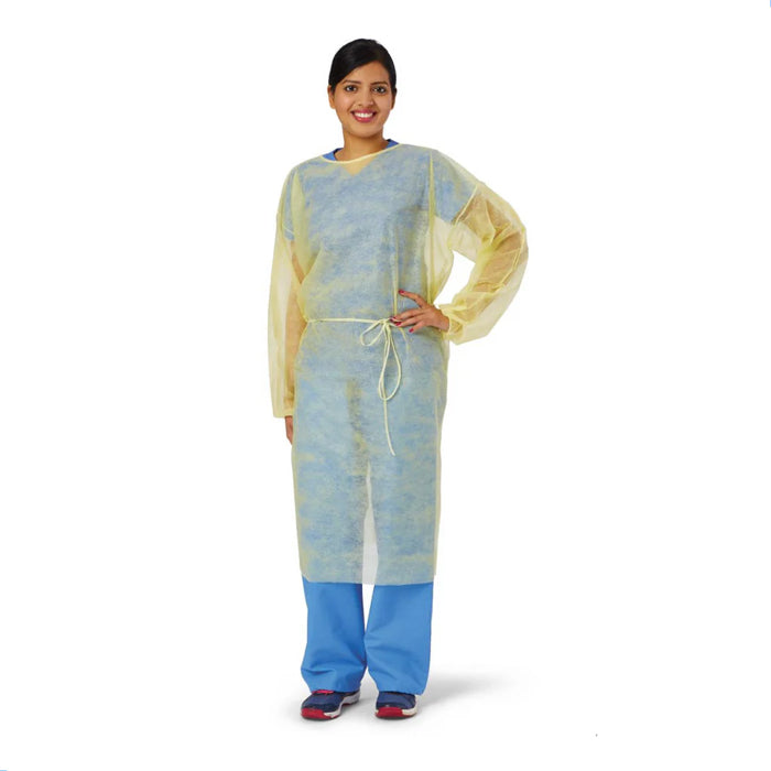 Yellow Disposable Gown - Eagle Global Solution