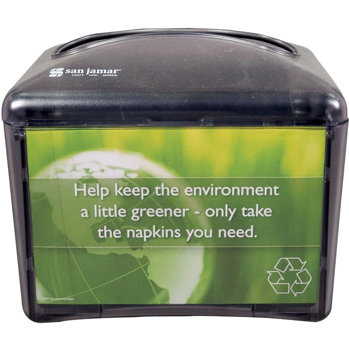 San Jamar - Interfold Napkin Dispenser- H4003 TBK - Eagle Global Solution