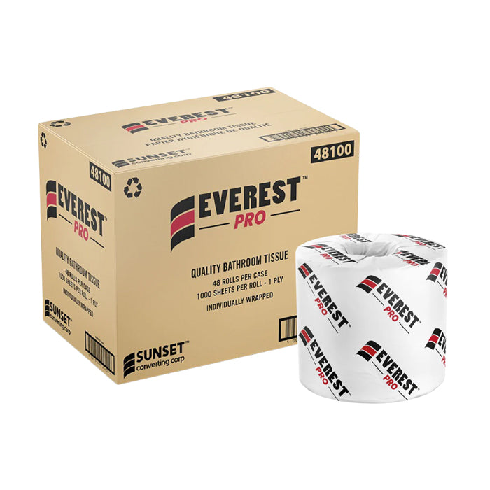 Standard Toilet Paper - 1000 sheets, 1 ply - 48100 - Eagle Global Solution