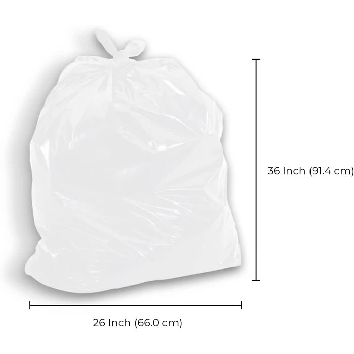 Spartano - Garbage Bags - Strong - White - 26"x36" - Eagle Global Solution