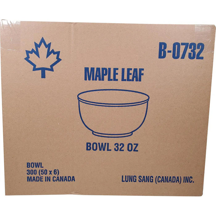 Maple - 6.5" 32oz Clear Noodle Bowl - B0732 - Eagle Global Solution