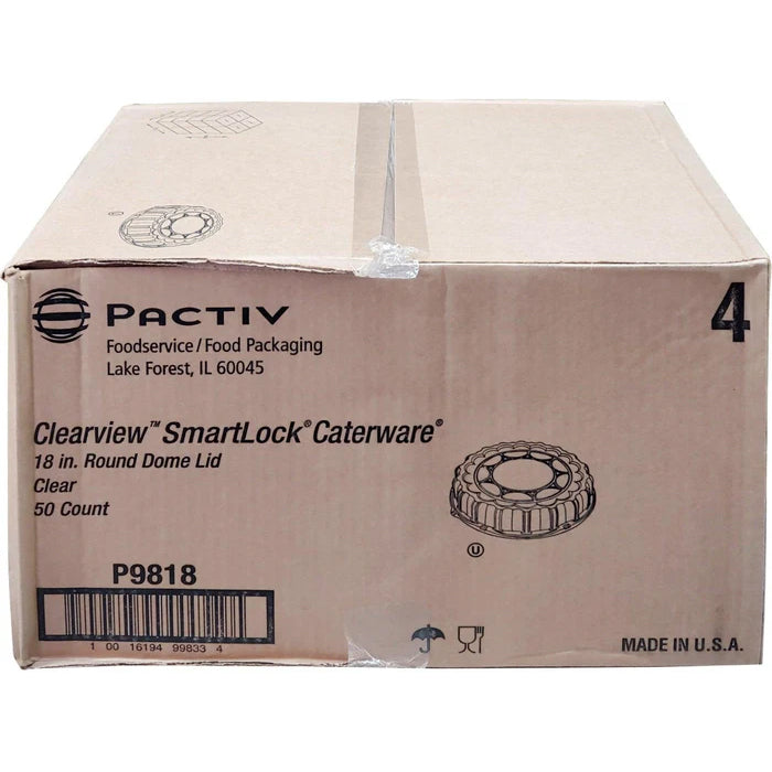Pactiv - Lid for 18" Catering Tray - Dome - P9818 - Eagle Global Solution