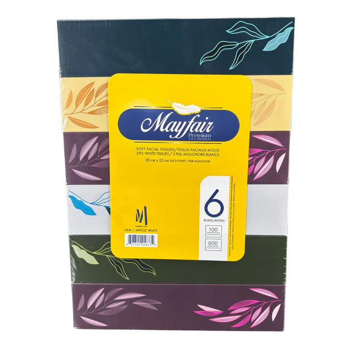 Mayfair - 2ply White Facial Tissue - 5672 - Eagle Global Solution