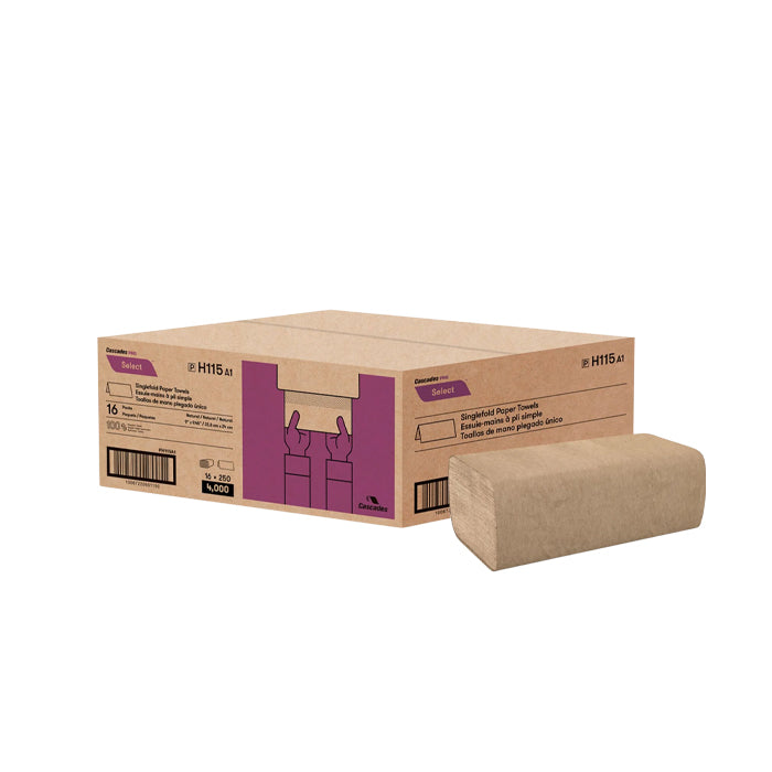 Hand Towel Sheets - Singlefold, Kraft - H115 - Eagle Global Solution