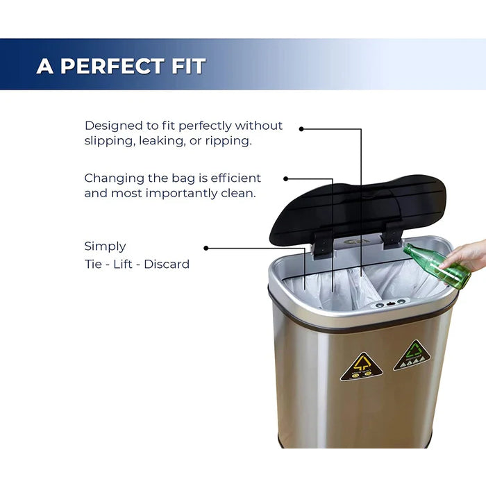 Spartano - Garbage Bags - Regular - White - 22"x24" - Eagle Global Solution