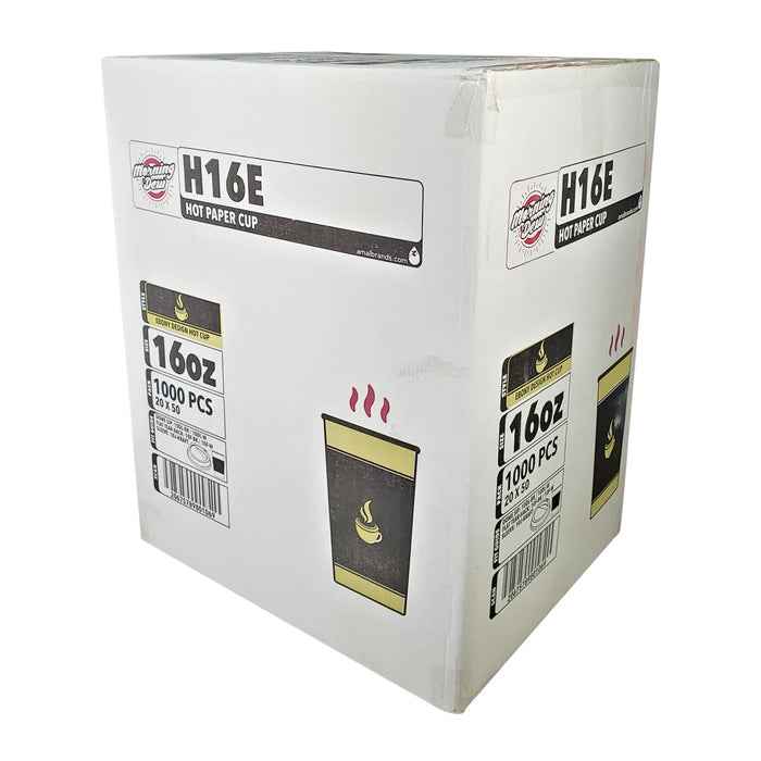 Arrow/Maple - 16oz Hot Paper Cups - Printed