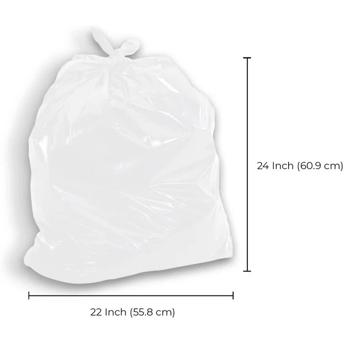 Spartano - Garbage Bags - Regular - White - 22"x24" - Eagle Global Solution