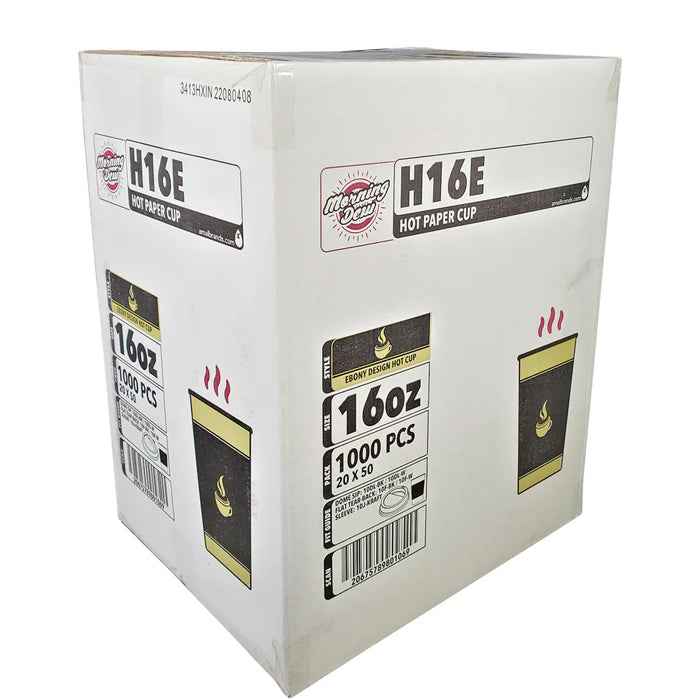 Arrow/Maple - 16oz Hot Paper Cups - Printed