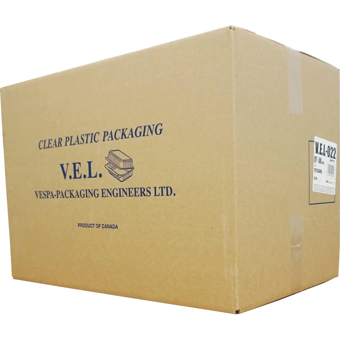 Vespa Shallow Lunch Container 8.175"x5.876"x2.625" OPS VEL-022 - Eagle Global Solution