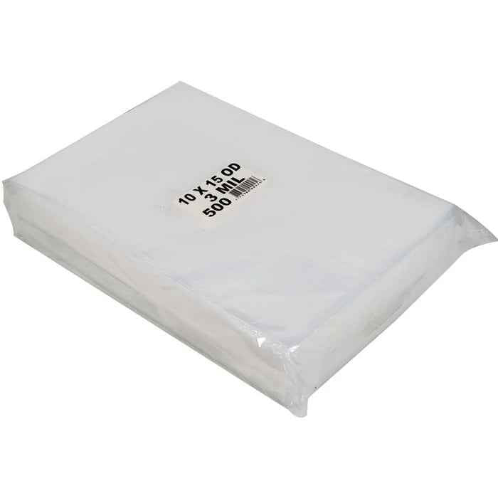 10"x15" - Vacuum Bags - O.D. - 3 mil