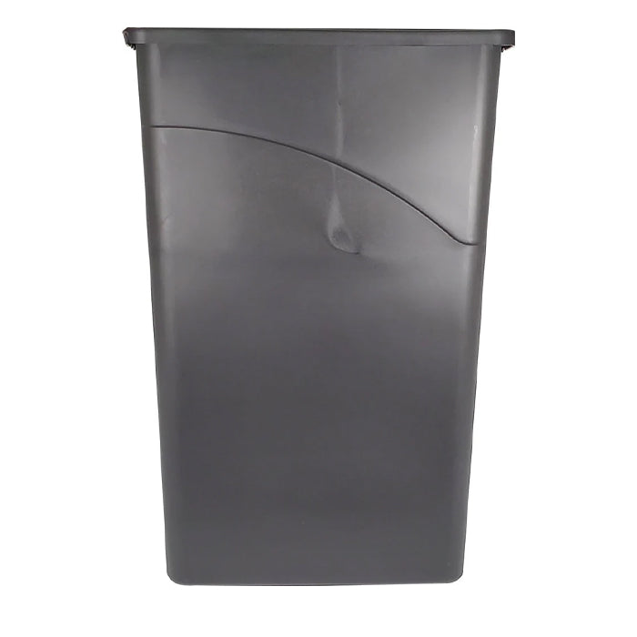 Globe - 23 Gallon - Black - Slim Jim Garbage Containers - Eagle Global Solution