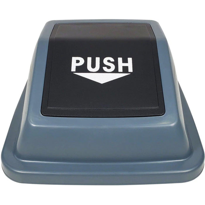 M2 - 60 L Square Waste Container w/Push Lid - Eagle Global Solution