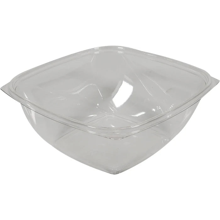 CLR - ParPak - Plastic Square Bowl - Medium - 48oz - 5E050A-PD-1-C - Eagle Global Solution