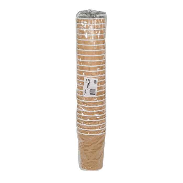SO - Table Accent - 16oz Paper Cup - Ripple - Kraft