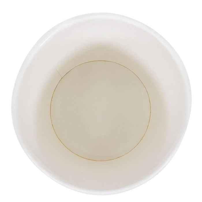 Morning Dew - 10 oz Squat Hot Paper Cup - Double Wall - White - D-H10SW