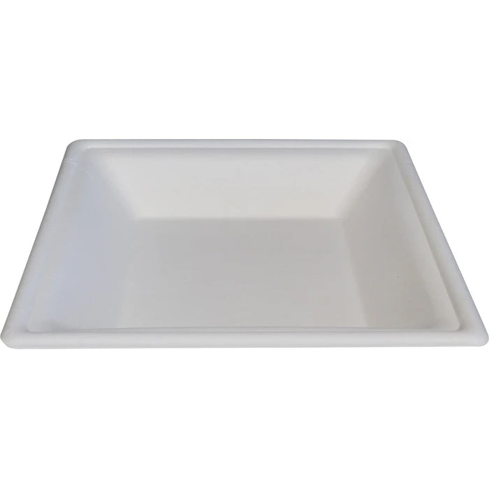 Eco-Craze - 10" Deep Square Plate - Bagasse - Eagle Global Solution
