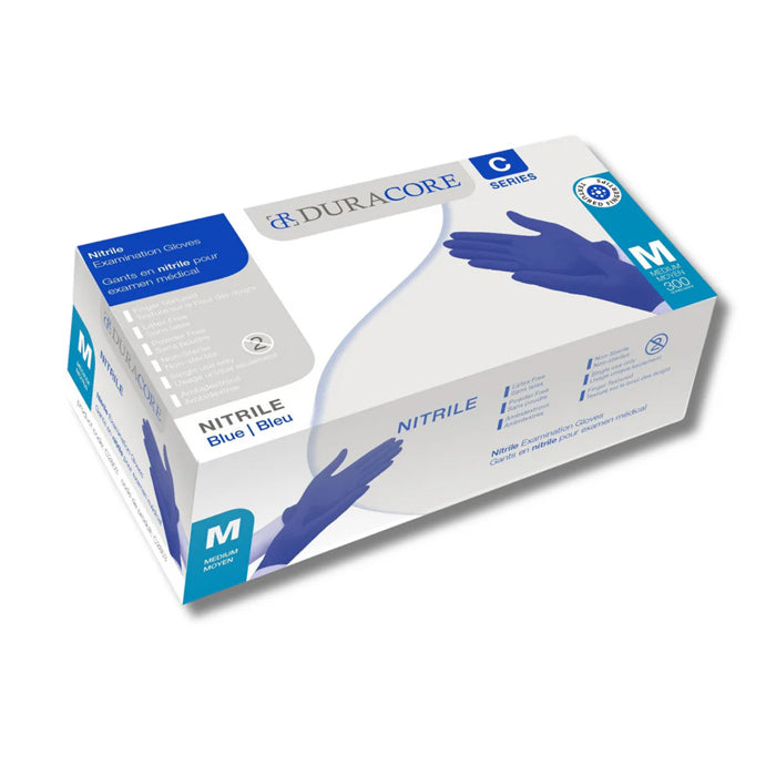 Duracore Cobalt Nitrile Examination Gloves – 3 Mil, Latex-Free, Powder-Free - Box of 300 - Eagle Global Solution