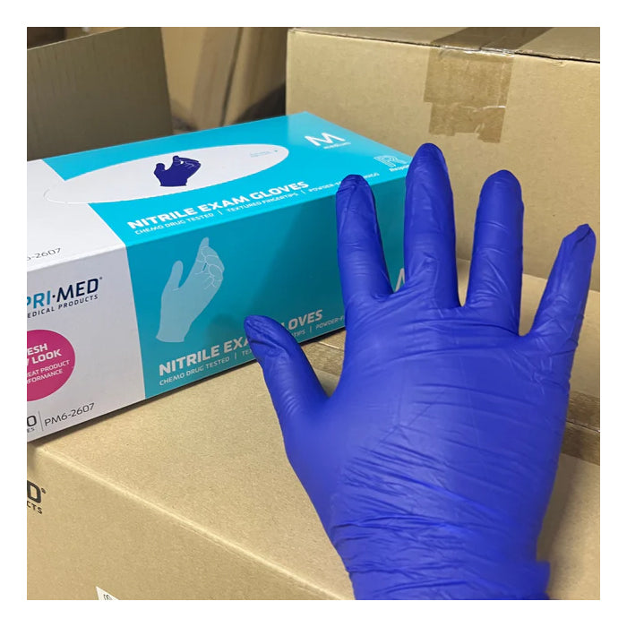 PRIMED® Response Nitrile Exam Gloves - 300/Box - 3 Mil, Premium, Powder-Free - Box of 300 - Eagle Global Solution