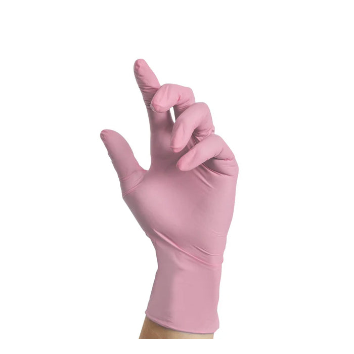 Pink Nitrile Examination Gloves – 3 Mil, Medical-Grade, Latex-Free, Powder-Free - Eagle Global Solution