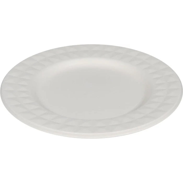 Eco-Craze - 7" Diamond Round Plate - Bagasse - Eagle Global Solution