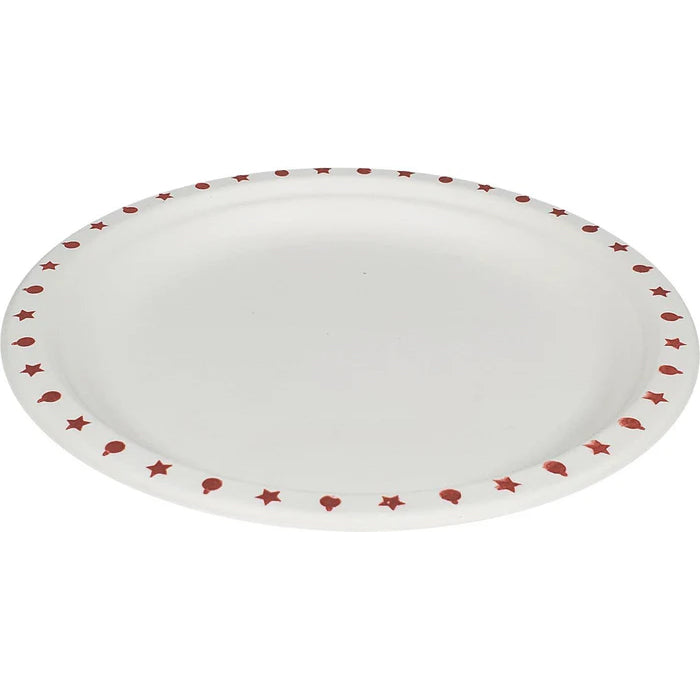 Eco-Craze - 9" Printed Round Plate - Bagasse - Eagle Global Solution