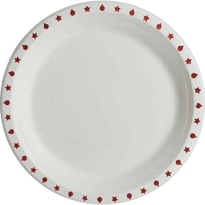 Eco-Craze - 9" Printed Round Plate - Bagasse - Eagle Global Solution