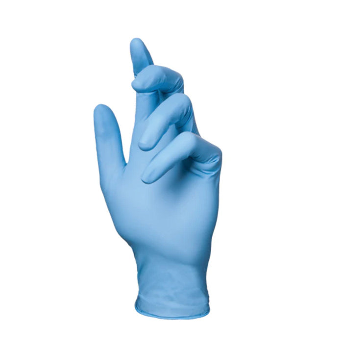 Intco Blue Nitrile Examination Gloves - 3.5 Mil, Premium Quality, Durable, Powder-Free, and Latex-Free - Eagle Global Solution