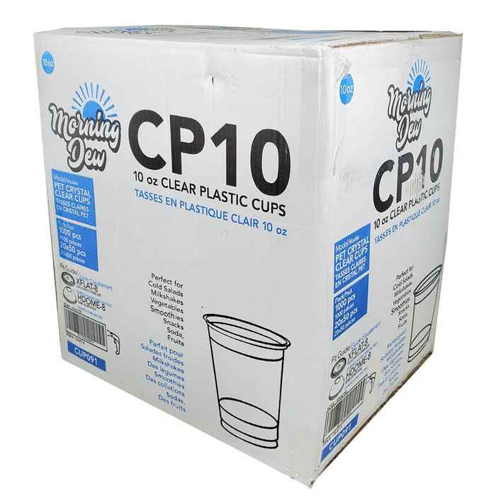 Morning Dew - 10oz Clear Pet Cup - 78mm - CP10