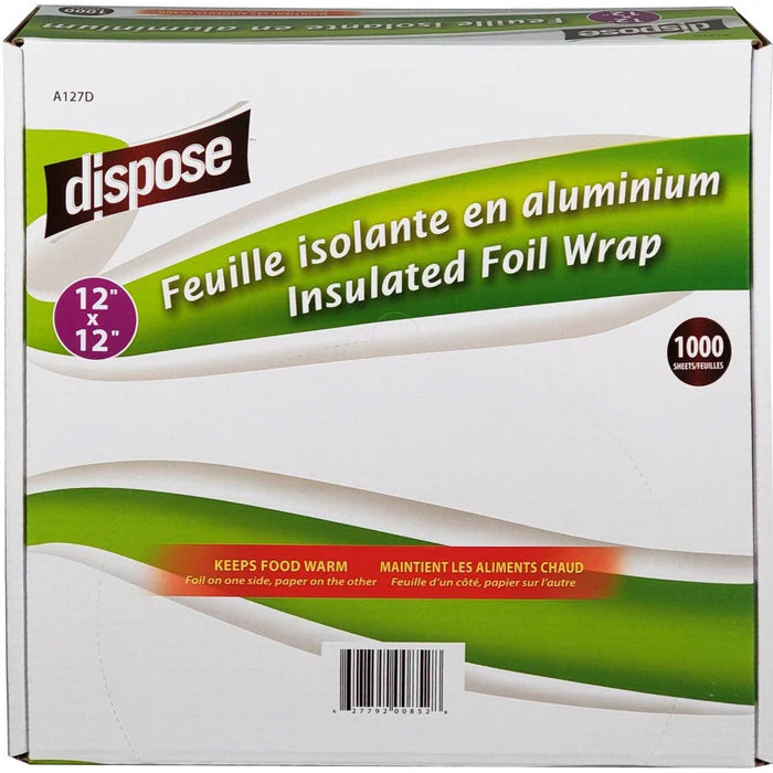 Rhino Foil - Insulated Foil Wrap - 12"x12" - Eagle Global Solution