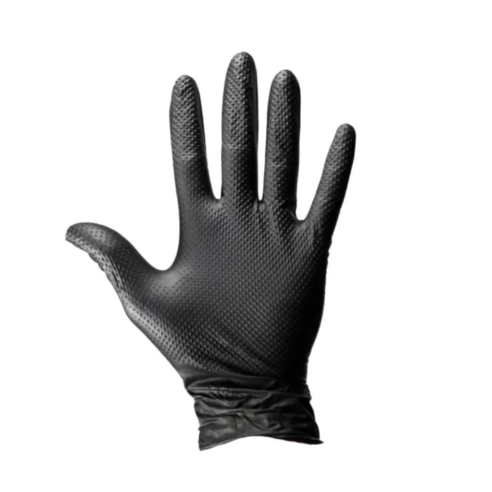 Duracore 8 Mil Black Nitrile Gloves – Heavy-Duty, Textured Diamond Grip, Industrial-Grade - Eagle Global Solution